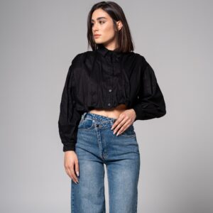 Camicia Crop Balloon